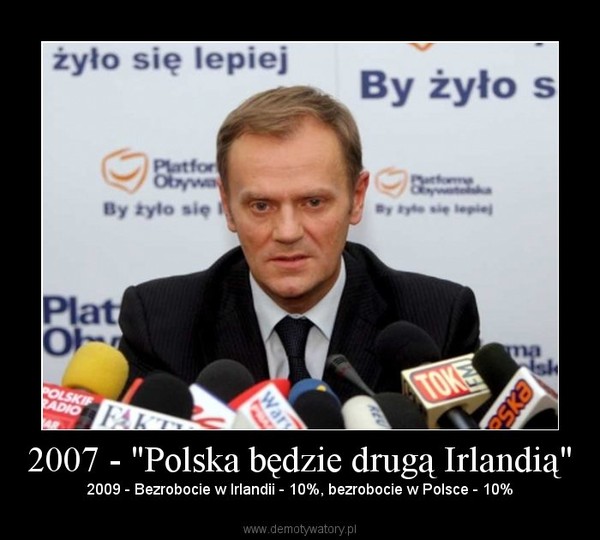 2007 - "Polska będzie drugą Irlandią"