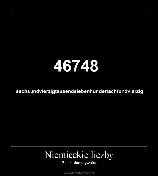 Niemieckie liczby