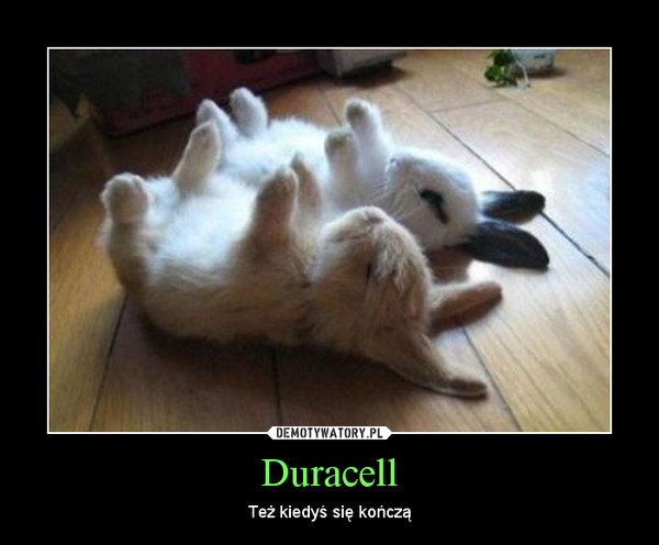 Duracell – Też kiedyś się kończą 