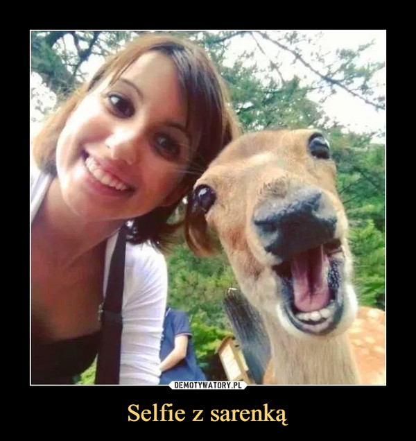 Selfie z sarenką