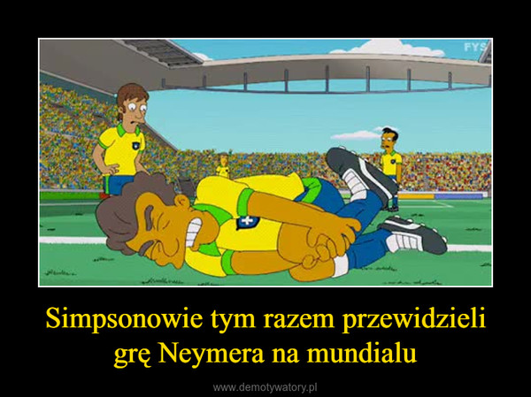 Simpsonowie tym razem przewidzieli grę Neymera na mundialu –  