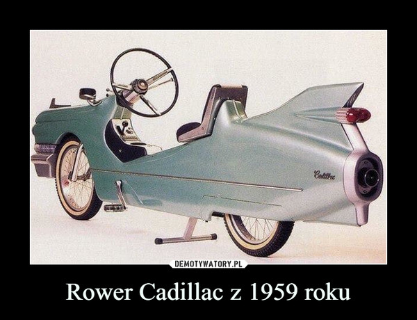 Rower Cadillac z 1959 roku