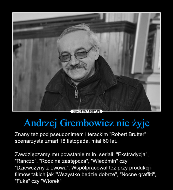 Andrzej Grembowicz nie żyje