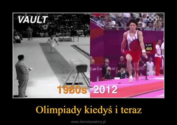 Olimpiady kiedyś i teraz –  
