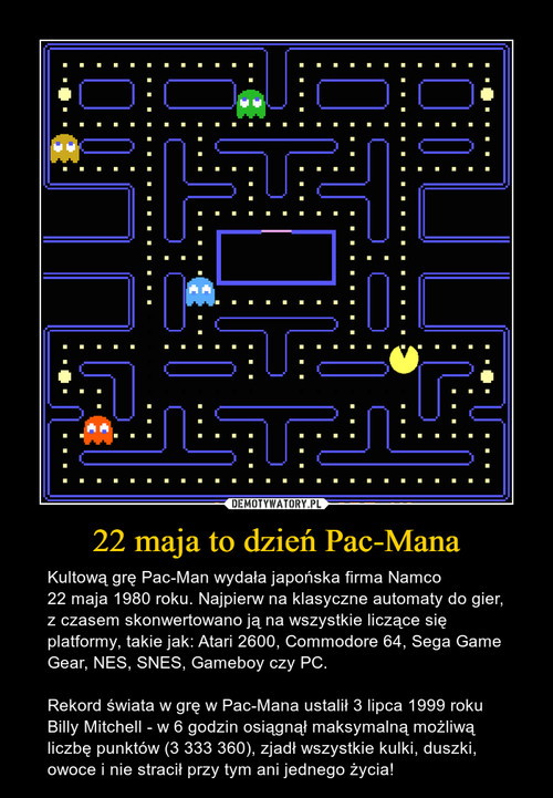 22 maja to dzień Pac-Mana