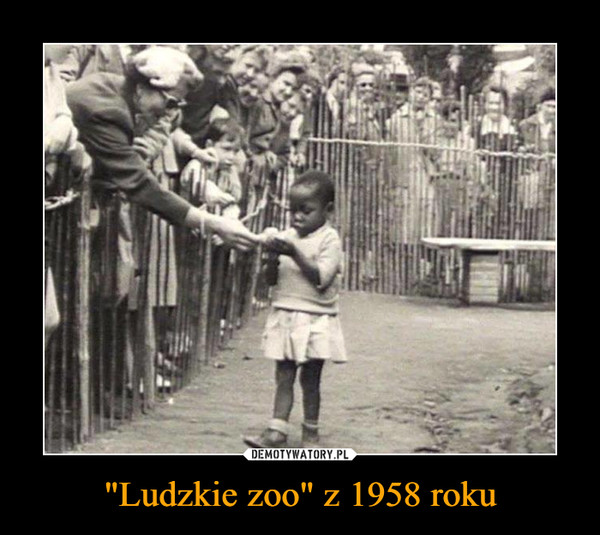 "Ludzkie zoo" z 1958 roku –  