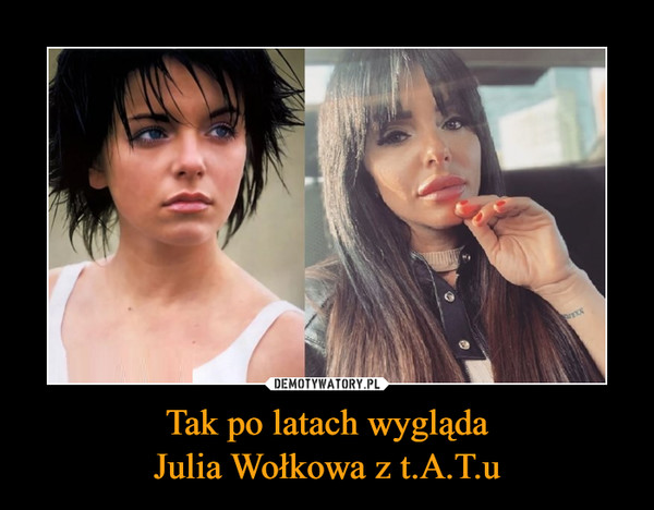 Tak po latach wygląda
Julia Wołkowa z t.A.T.u