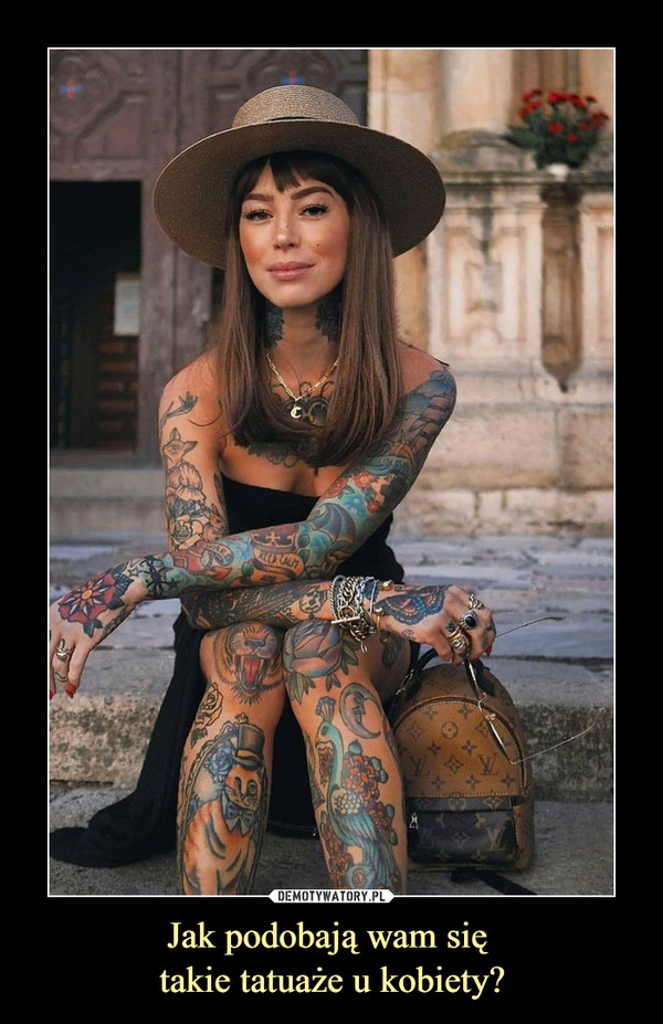 Jak podobają wam się takie tatuaże u kobiety? –  