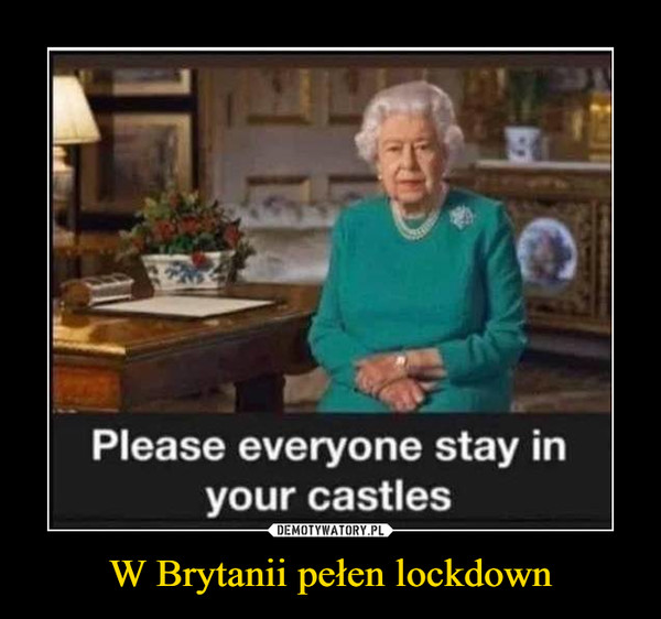 W Brytanii pełen lockdown –  