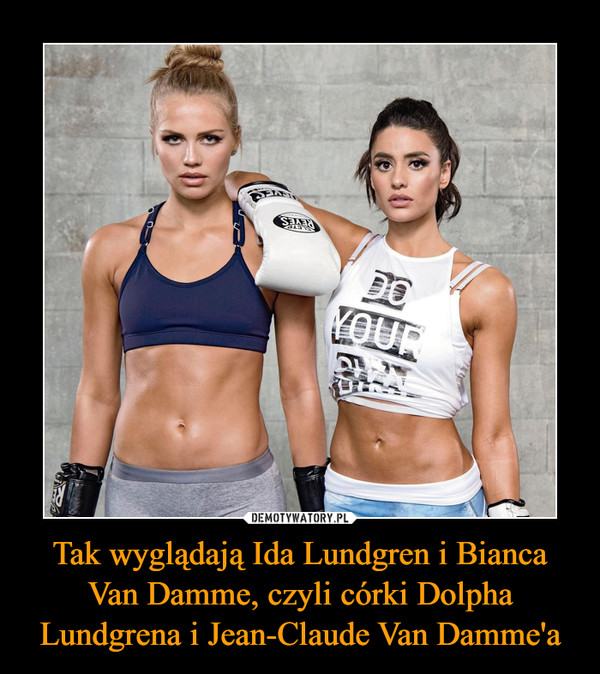 Tak wyglądają Ida Lundgren i Bianca Van Damme, czyli córki Dolpha Lundgrena i Jean-Claude Van Damme'a –  