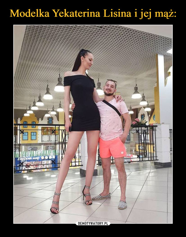 Modelka Yekaterina Lisina i jej mąż: