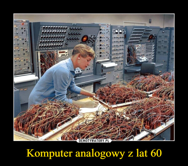 Komputer analogowy z lat 60