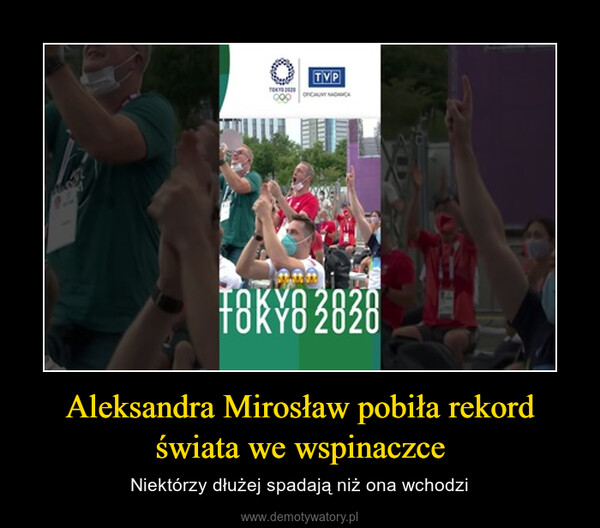Aleksandra Mirosław pobiła rekord świata we wspinaczce – Niektórzy dłużej spadają niż ona wchodzi 