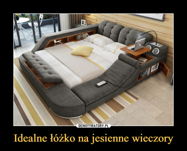 Idealne łóżko na jesienne wieczory