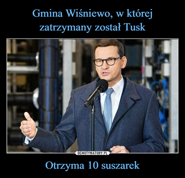 Gmina Wiśniewo, w której zatrzymany został Tusk Otrzyma 10 suszarek