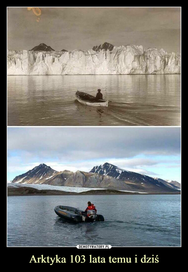 Arktyka 103 lata temu i dziś –  