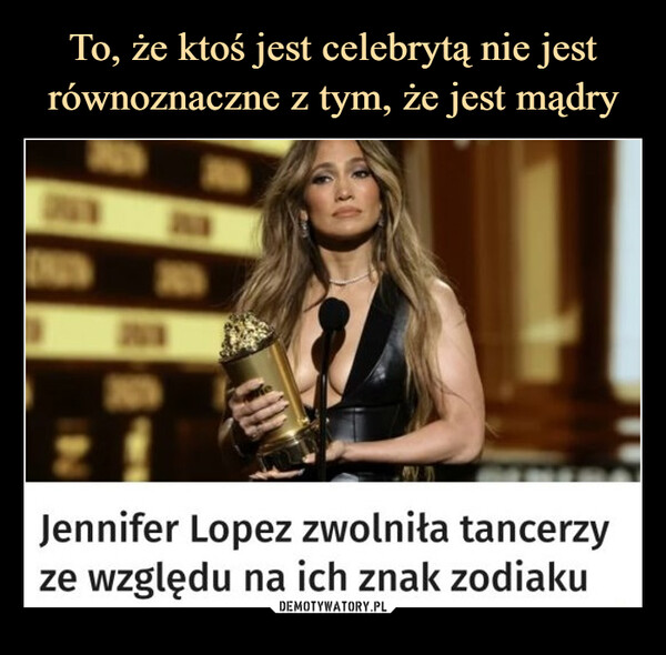  –  Jennifer Lopez zwolniła tancerzy ze względu na ich znak zodiaku