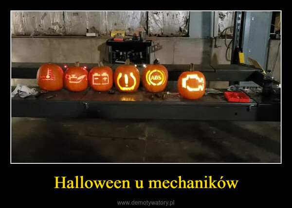 Halloween u mechaników –  