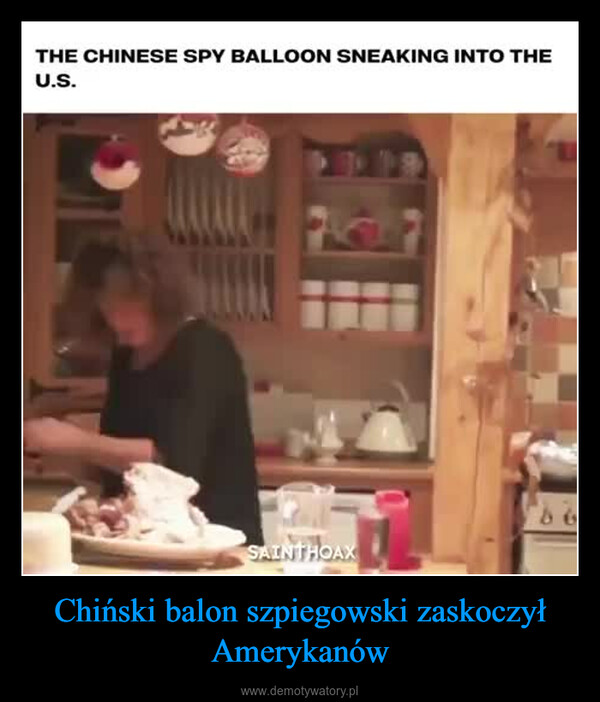 Chiński balon szpiegowski zaskoczył Amerykanów –  