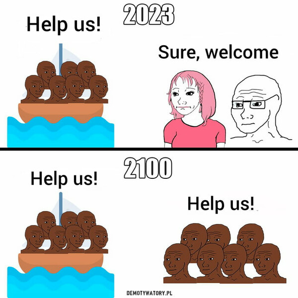 Wróżba –  Help us!Help us!2023Sure, welcome2100Help us!