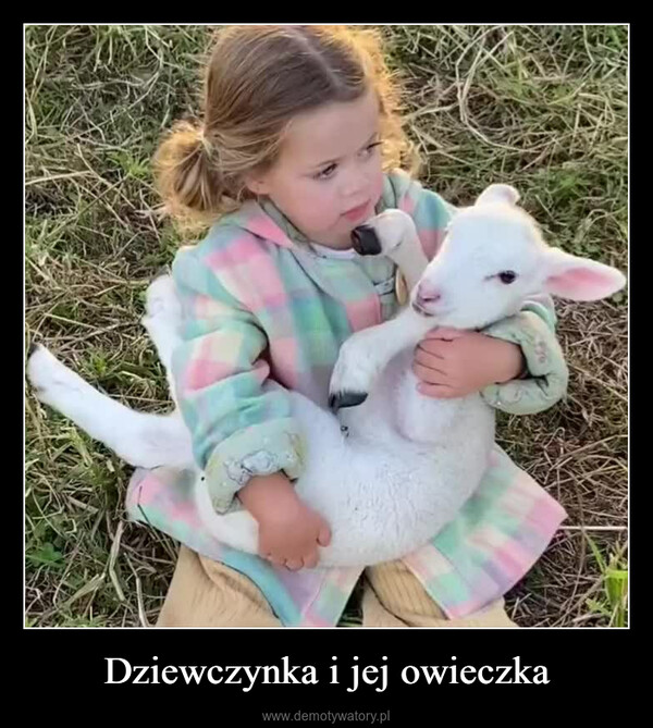 Dziewczynka i jej owieczka –  