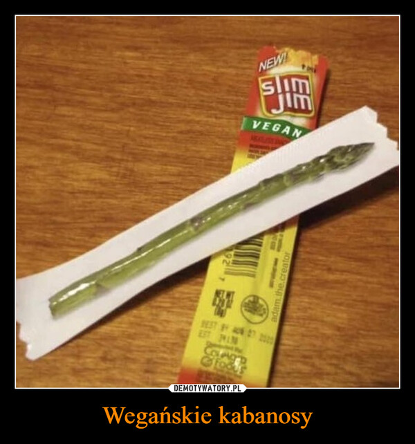 Wegańskie kabanosy –  NEW!ARRfoodsSIMjimVEGANBEST +47 2EST HINadam.the creator