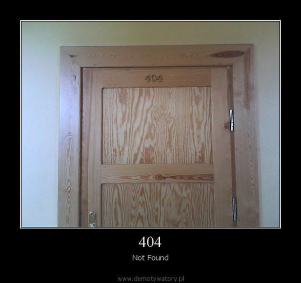 404  – Not Found  